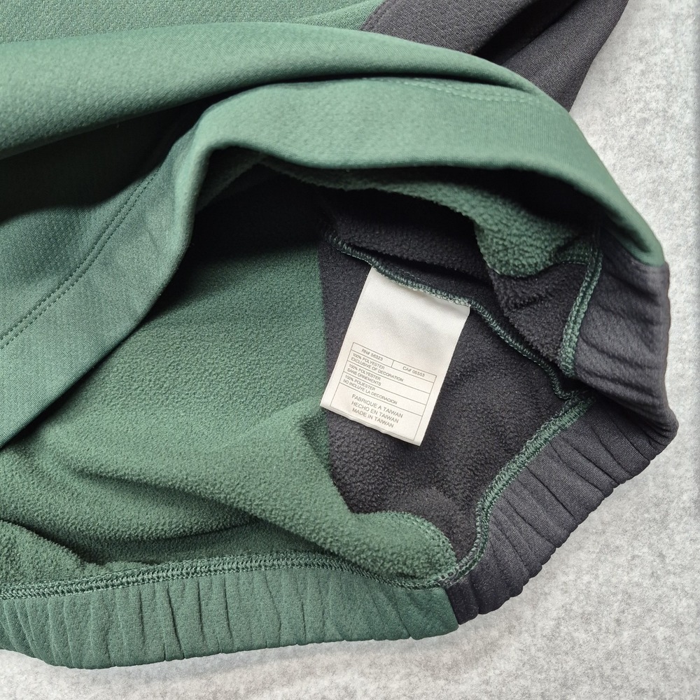 Nike Golf Therma-Fit Sweater Mens M Green Black Colorblock Performance Pullover - Picture 11 of 16